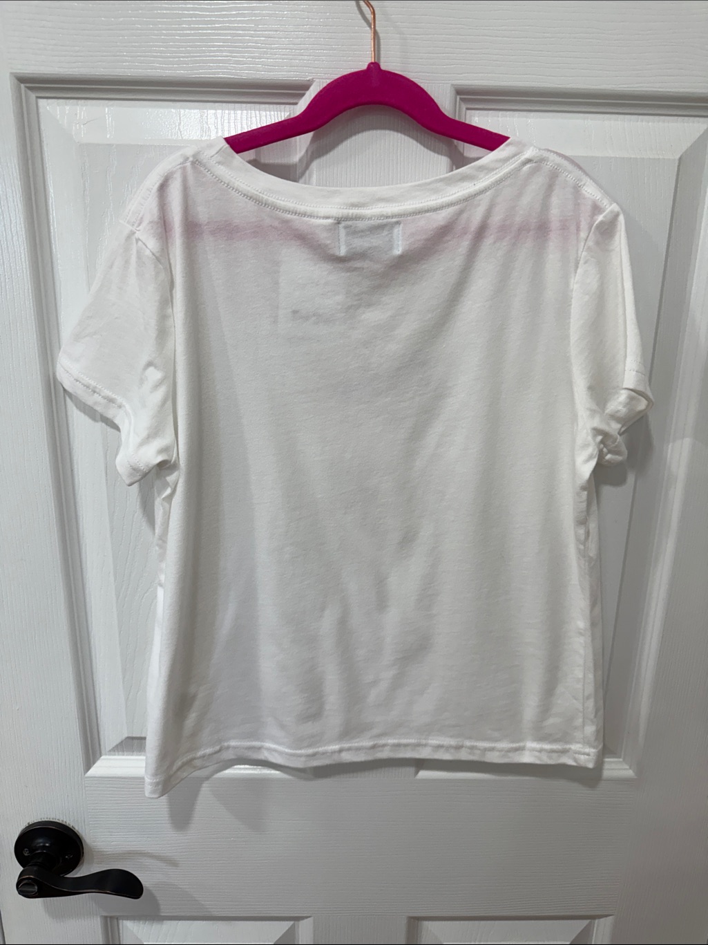 Women's Fred Segal White Short Sleeve Logo Tee Sz M — image 2 of 6